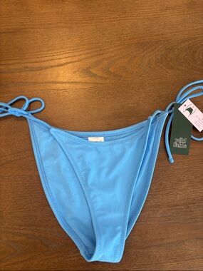 wild fable Bright Blue Side-Tie Bikini Bottom